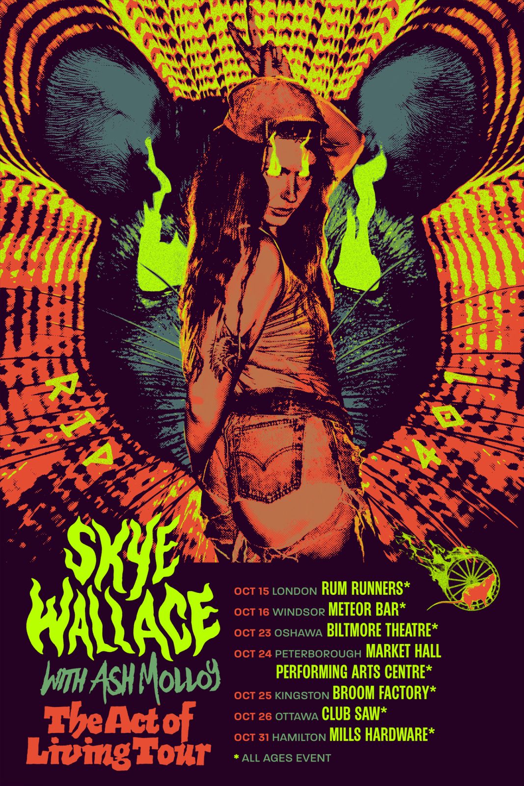 The Act of Living Tour Poster