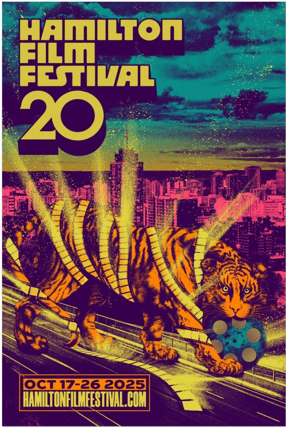 Hamilton Film Festival 20 Event Poster